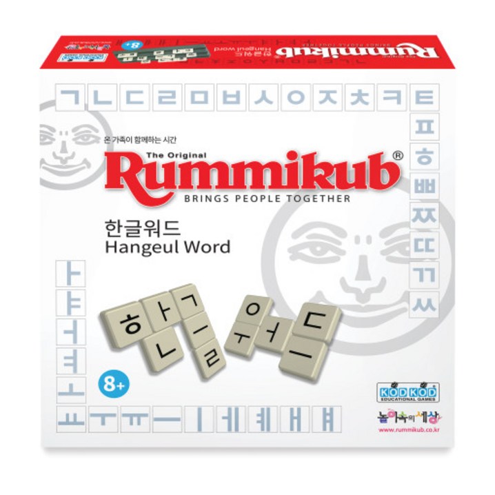 루미큐브 한글워드, 혼합색상, 1개