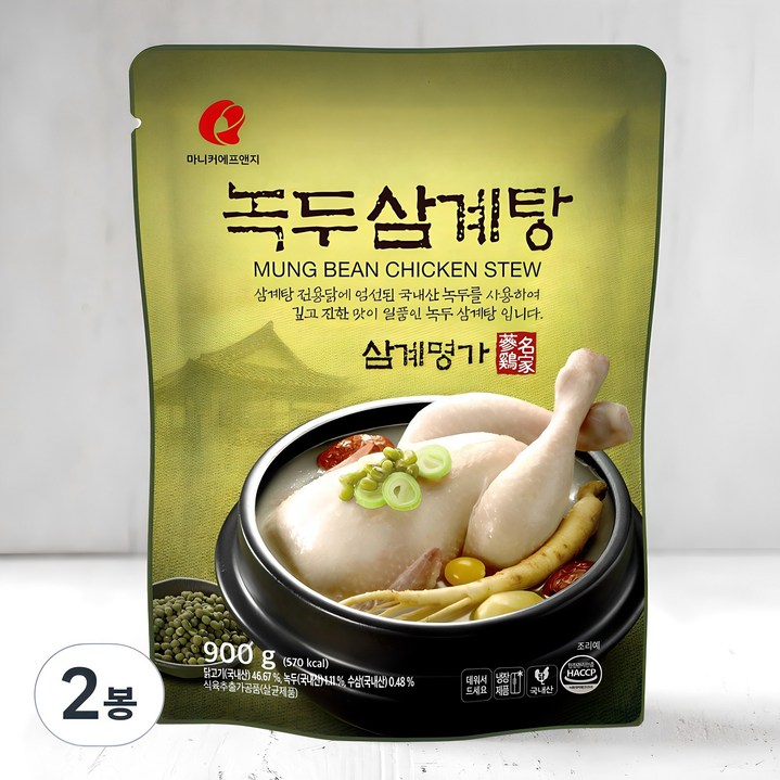 마니커에프앤지 녹두 삼계탕 냉장