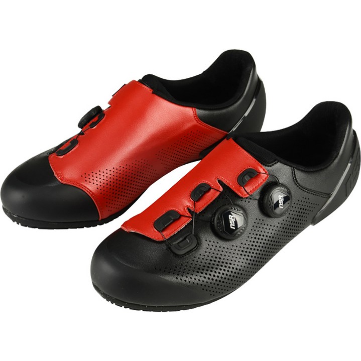NSR 평페달 신발 IRON11, 블랙  레드, 265