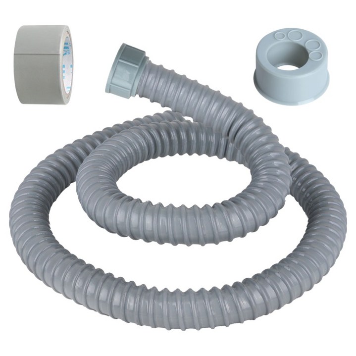 와이넷 국산 싱크대호스 120cm  악취방지캡  보수테이프 세트