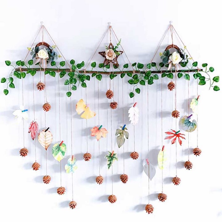 솔방울모빌 다람쥐 트리 카페 가랜드 겨울 인테리어