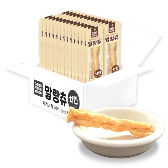 강아지 간식 말랑츄 콤보 스틱 (유통기한 임박할인 26.7.4)