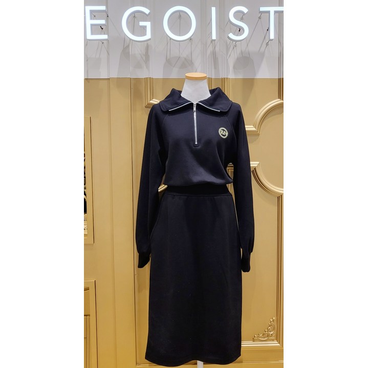 에고이스트 EN2OOP51 반집업카라 허리립 원피스1884263