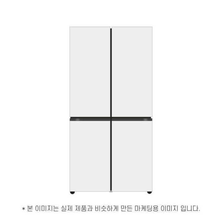 LG전자 DIOS 오브제컬렉션 냉장고 (T873MWW111) 870L/메탈/화이트