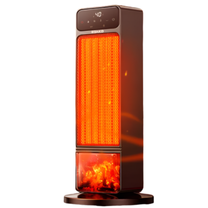 웜플로우 대형 온풍기 불멍 인테리어 큰공간 난방 전기 열풍기 가정용 오피스 산업용 히터, 1800W 대형