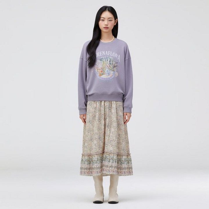 써스데이아일랜드 러블리 무드 스웻셔츠 T262MST132W IQC180 DTW257
