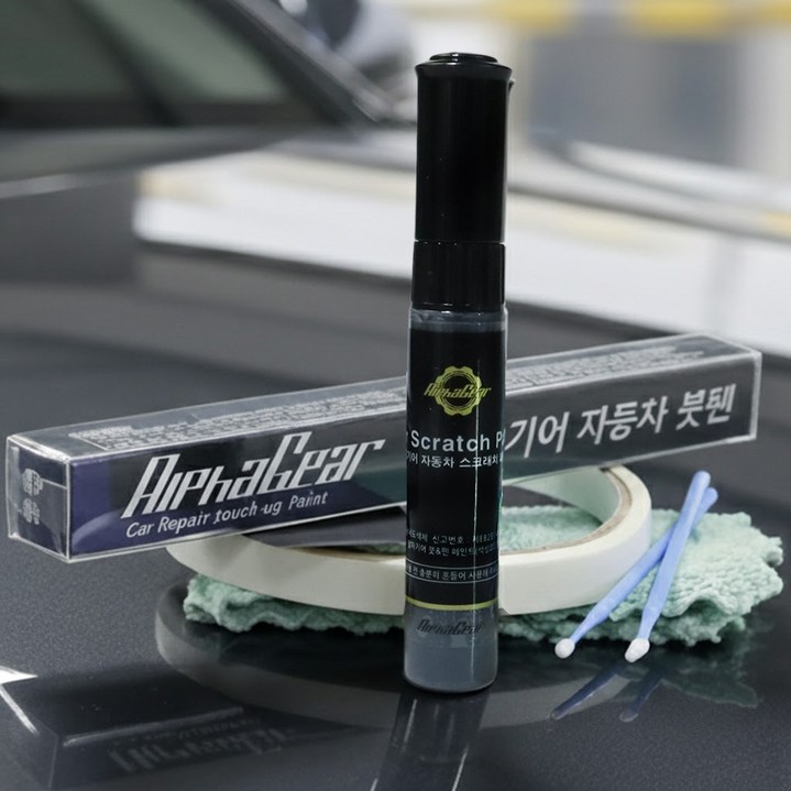 알파기어 SM5 노바 붓펜 EEA QXB 화이트 카 페인트 차량용 자동차 셀프 도색 기스제거, SM5 노바 EEA QXB+사은품, 1개