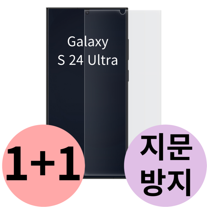 지문 방지 액정 보호 필름, 2개