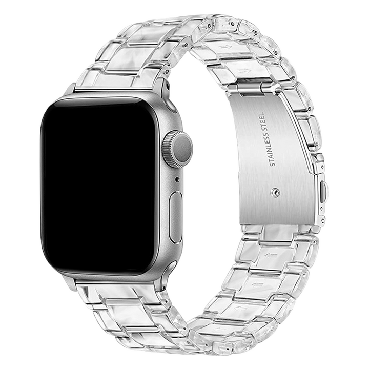 모할랩 애플워치 호환 투명 아크릴 밴드 스트랩 38  40  41  42mm, 01 투명, 1개