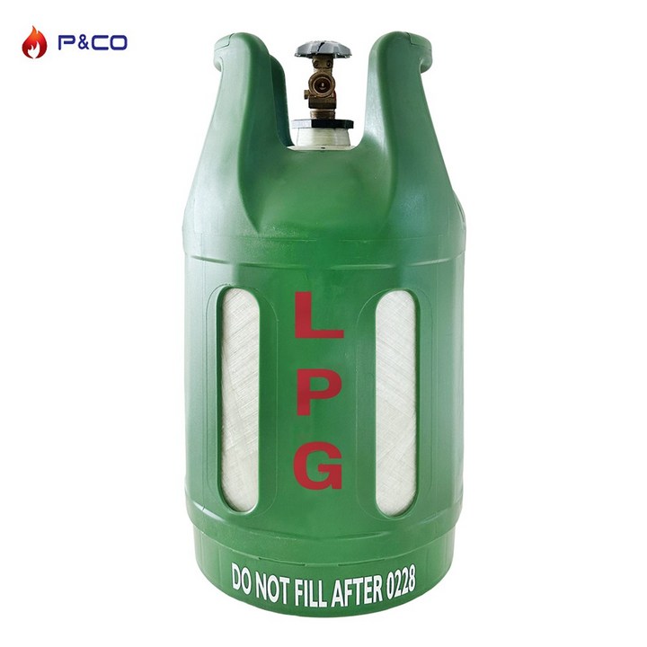 피엔코 컴포지트 슈프림 가스통 10kg LPG 가스 캠핑카 푸드트럭