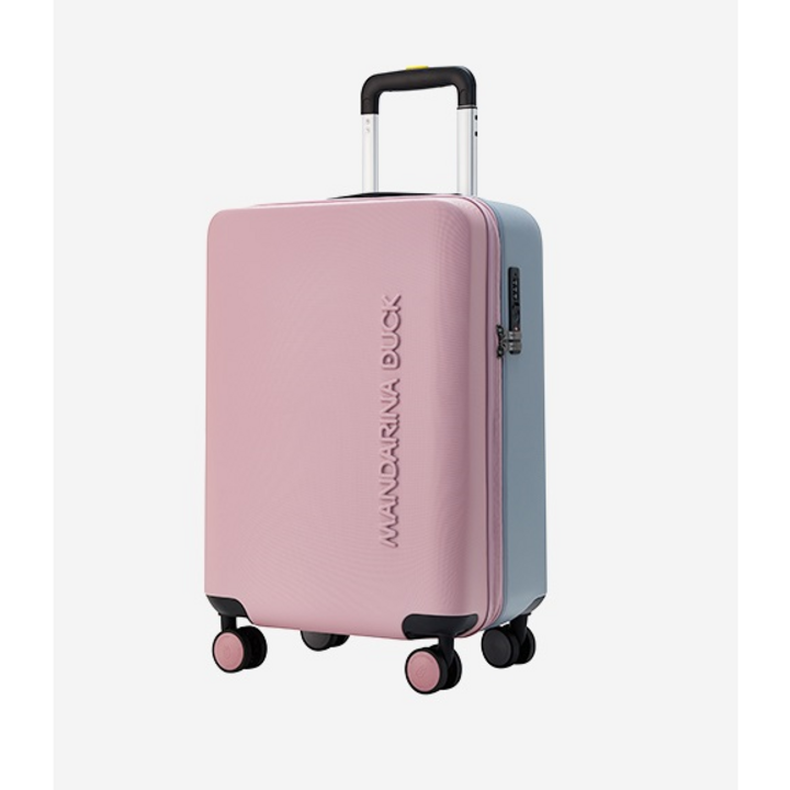 만다리나덕캐리어 만다리나덕 캐리어 마카롱 시리즈 핑크그레 여행용 20인치 트롤리 바퀴 가방 여행 케리어