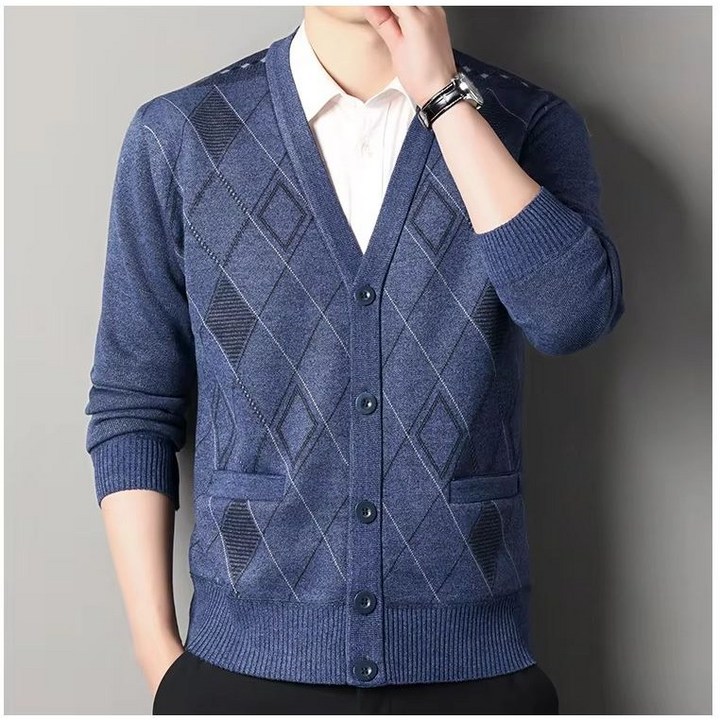 [당일출고] 남자 가디건 고급소재 데일리 스웨터 따뜻한 남성 cardigan