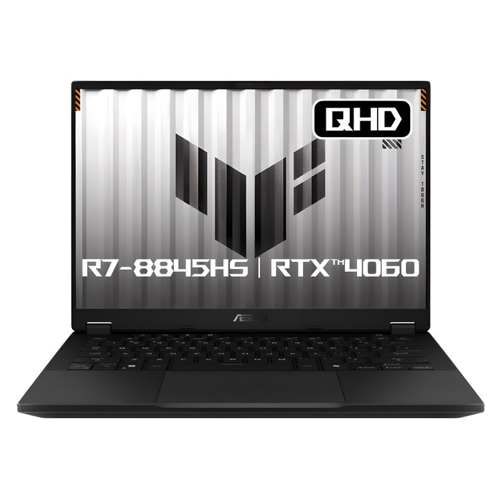 에이수스 2024 TUF 게이밍 A14 라이젠7 라이젠 8000시리즈 지포스 RTX 4060, MechaGray, 512GB, 32GB, Free DOS, FA401UVRG025