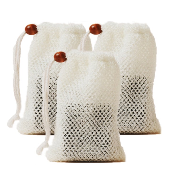 565도 밤부대나무 버블 메쉬 고급 비누망 84 x 45mm 풍성한 거품 깔끔한 클렌징 비누 관리