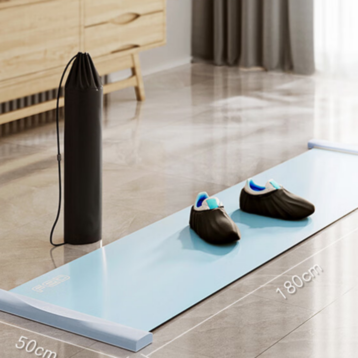 웨이트라이프 슬라이드보드 허벅지근육운동 내전근 스케이트 운동기구 홈케이팅 슬라이딩패드 1.8m, 핑크, 1개