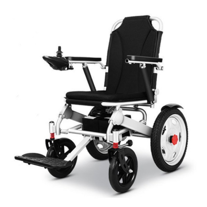 어르신전동차 전동휠체어 노인 장애인 경량 접이식 전동휠체어 재활보행기, 표준형 12A 20km 납산