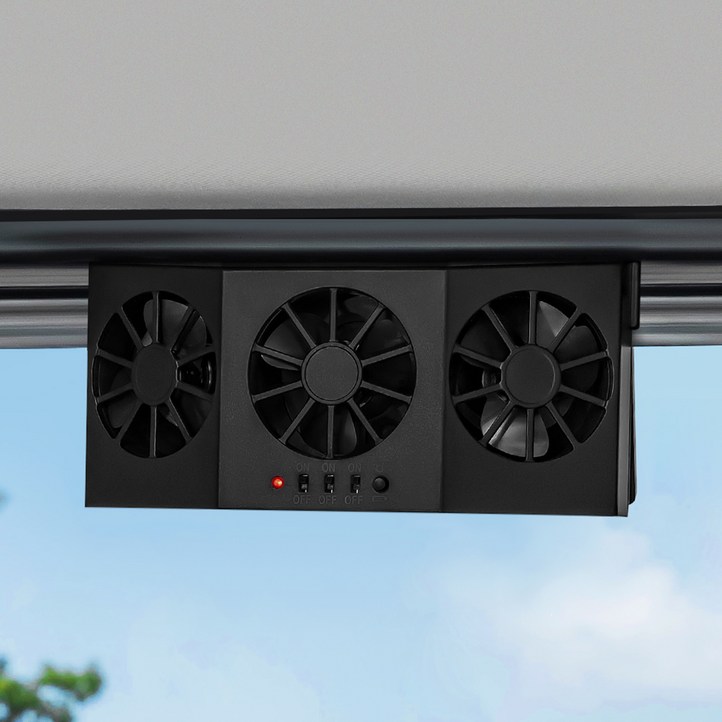 블랙팟 환기하카 서큘레이터 차량용 공기청정기 2세트