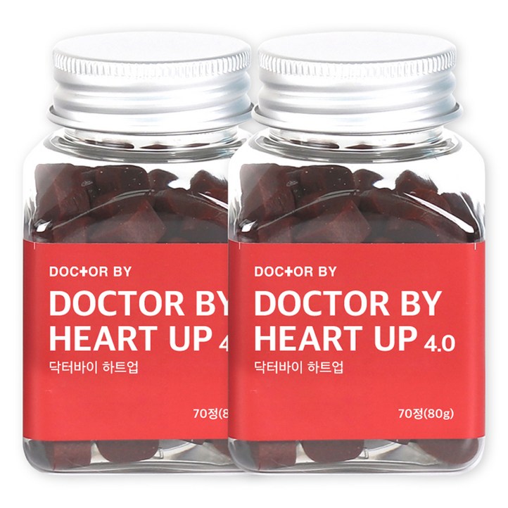 닥터바이 강아지 영양제 80g, 하트업, 2세트, 심장간