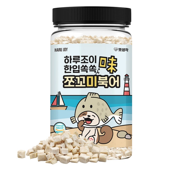 하루조이 강아지 한입쏙쏙 쪼꼬미 트릿, 55g, 1개, 북어