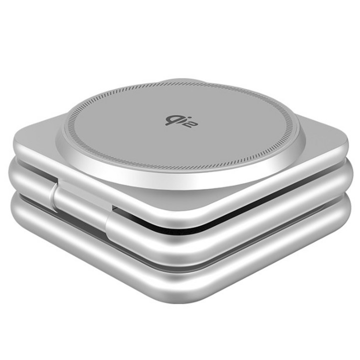 레드빈 더베러 Qi2 3in1 맥세이프 애플 무선충전기 5W CPP1Qi2SV, 실버, 1개 레드빈 더베러 Qi2 3in1 맥세이프 애플 무선충전기 5W CPP1Qi2SV, 실버, 1개
