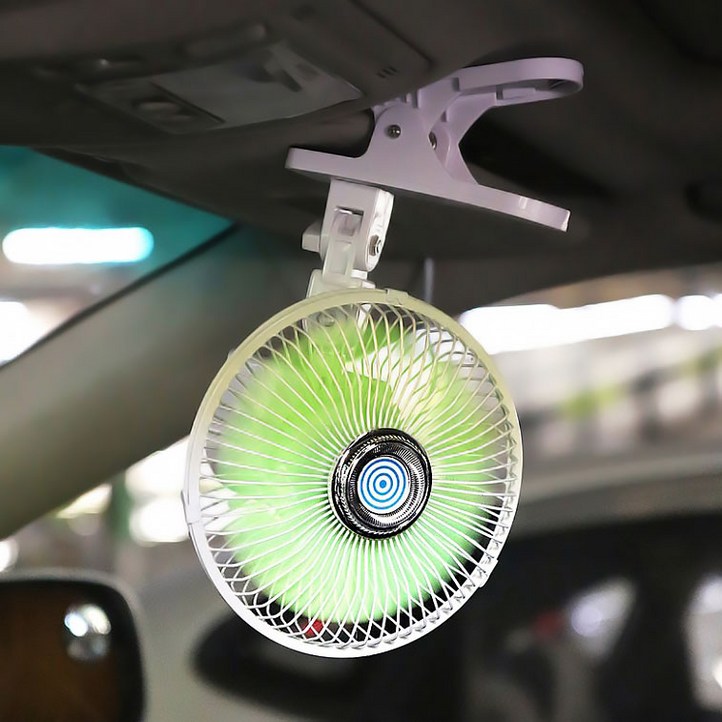TTC 초강력 바람 자동회전 3단관절 차량용 선풍기