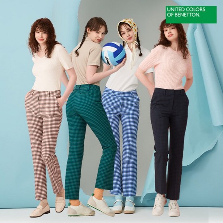 베네통 스포츠 팬츠 여성용