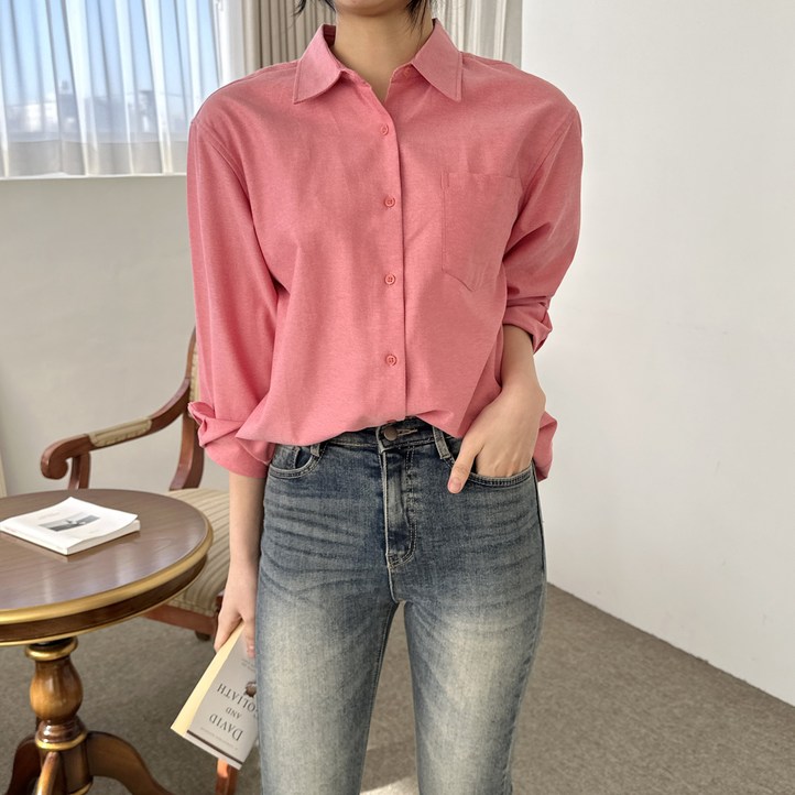 플루터 여성 옥스포드 셔츠 10컬러 SXL 빅사이즈