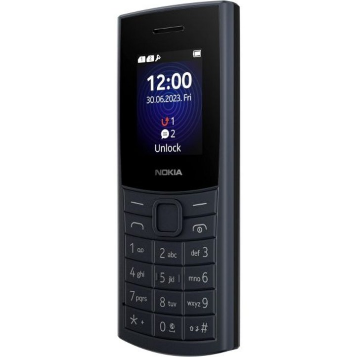 노키아 110 4G 듀얼 SIM GSM 잠금 해제 휴대폰 볼테 블루 국제 버전 ATT크리켓베리존 호환되지 않음
