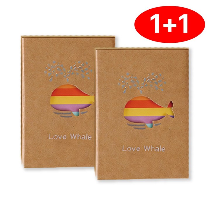 레인보우 포켓 포토 앨범 13x18cm 2p