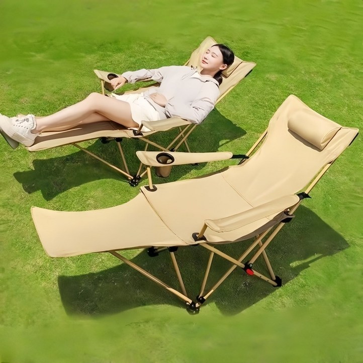 GOOD LIVE 캠핑 접이식 의자 리클라이너 체어 캠핑 릴렉스 체어 휴대용