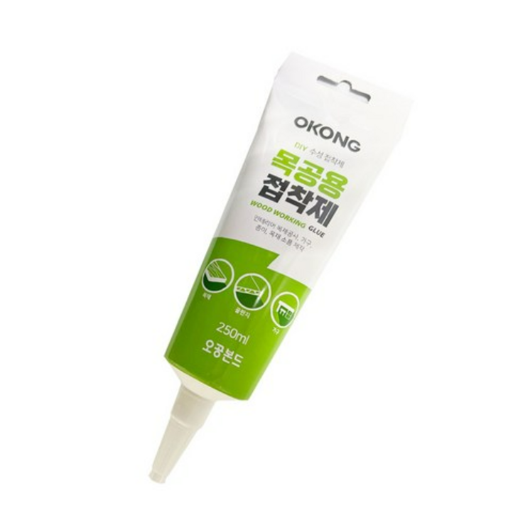 오공 수성 강력 목공용 접착제 250ml, 1개입