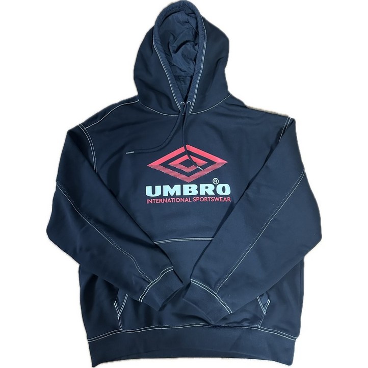 백화점정품 엄브로 크리스피 타슬란 후드티 블랙