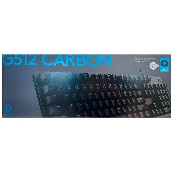 로지텍코리아 정품 G512 기계식 게이밍키보드 GX BLUE 클리키청축