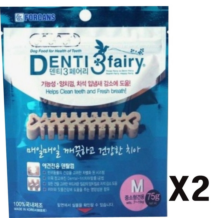 덴티페어리 반려견 덴탈껌 M 중소형견용 덴티페어리 반려견 덴탈껌 M 중소형견용