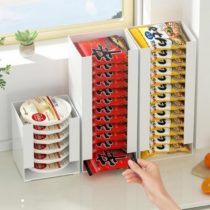 라면보관함 1+1,라면,보관함,정리함,수납함,펜트리,수납,라면정리함,팬트리,정리,다용도,과자,박스,탕비실,리빙박스,주방,만화책,만화책보관함,투명,간식,바구니,접이식,정리대