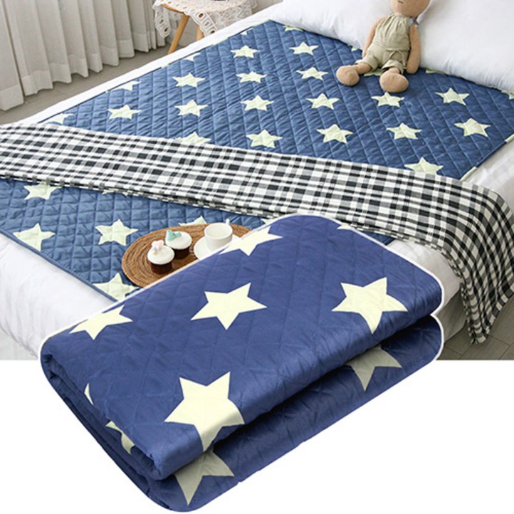 빨아쓰는 무자계 캠핑 전기장판 1인용 2인용 싱글 더블 침대 전기요