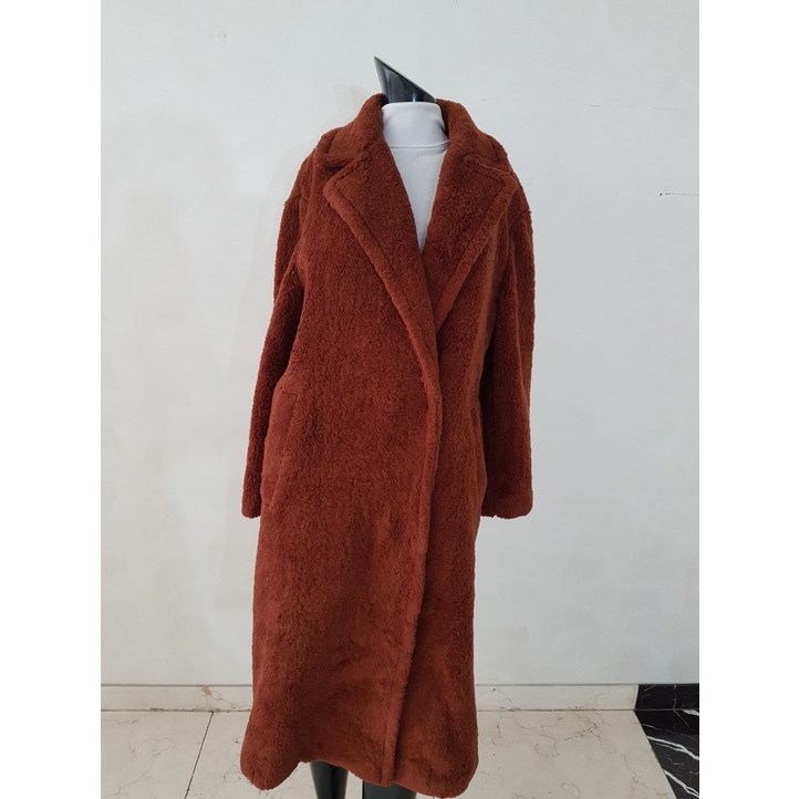 중고 018 잇미샤 퍼 롱코트 55 NB10872