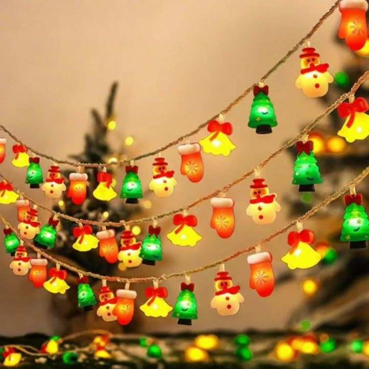 리파니 LED 크리스마스 줄조명 가랜드 트리전구 20구