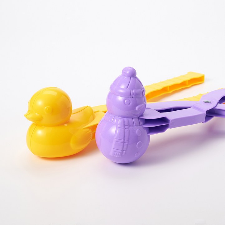 엠플로우 대형 38cm 스노우볼 메이커 세트 8종 엠플로우 3세 이상 KC 인증 제품 눈놀이 모래놀이 눈오리 집게, 2개, 혼합색상, 200g