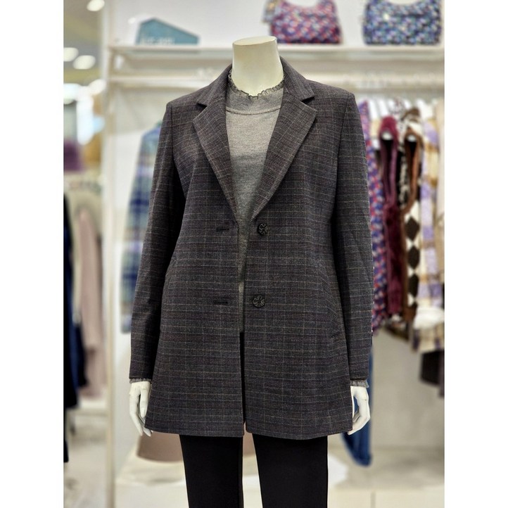 크로커다일레이디 DP01 체크테일러드자켓 CLDWJK102