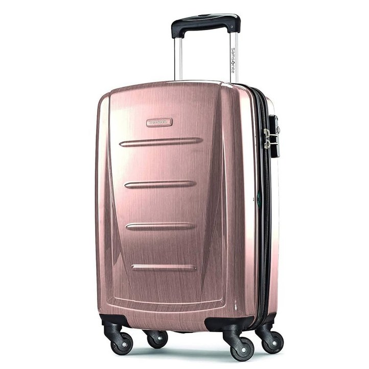 샘소나이트 윈필드 2  360 스피너 휠, TSA 잠금 장치, 항공사 승인 브러시드 무연탄 포함 20인치 하드사이드 러기지