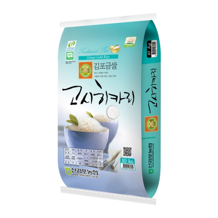 참쌀닷컴 2022년산 신김포농협 특등급 김포금쌀 고시히카리 10kg