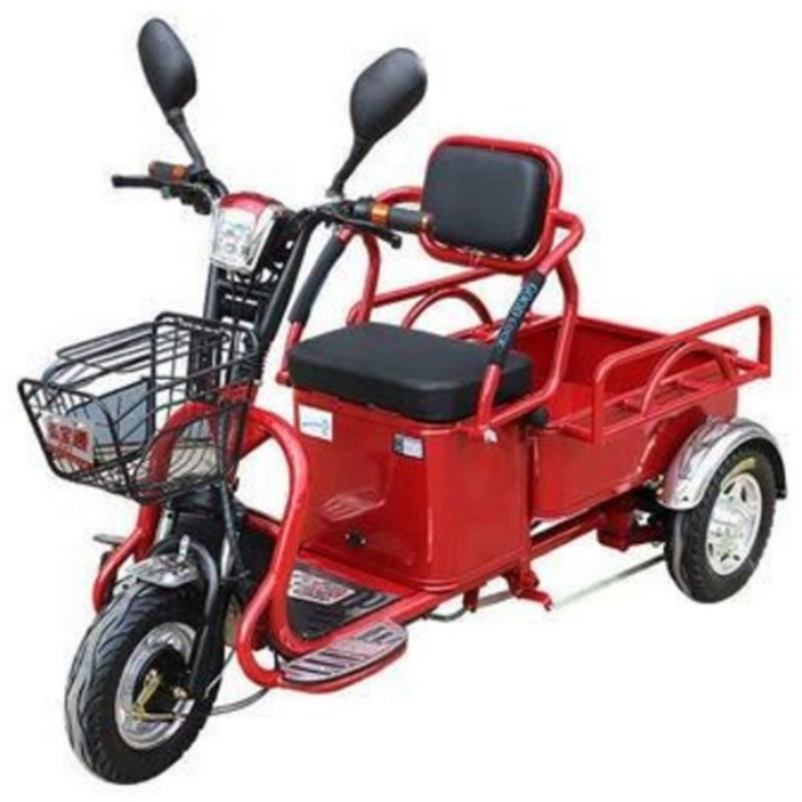 하비트샵 세발오토바이 노인 전동차 짐수레 어르신 삼륜 스쿠터 전기스쿠터, 48V, 800w 60v 20a 납산