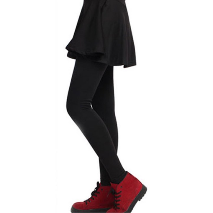 임산부 밍크털 플레어치마레깅스 겨울 기모 융임부복