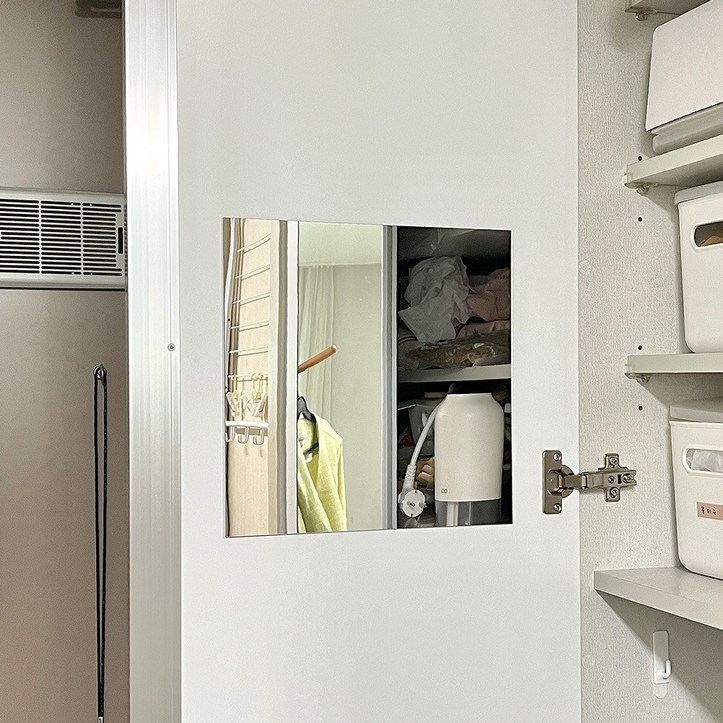 구우스 프리미엄 아크릴 거울 40 x 40 cm, 단일색상 6740903148