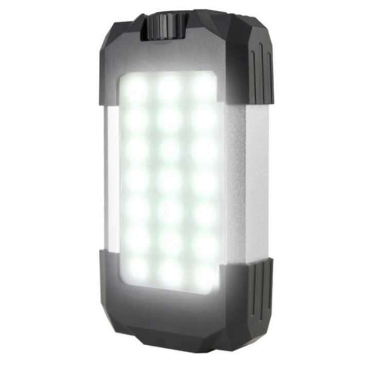 테크진 LED 충전식 휴대용 캠핑랜턴 7800mAh, 블랙, 1개 6341968129