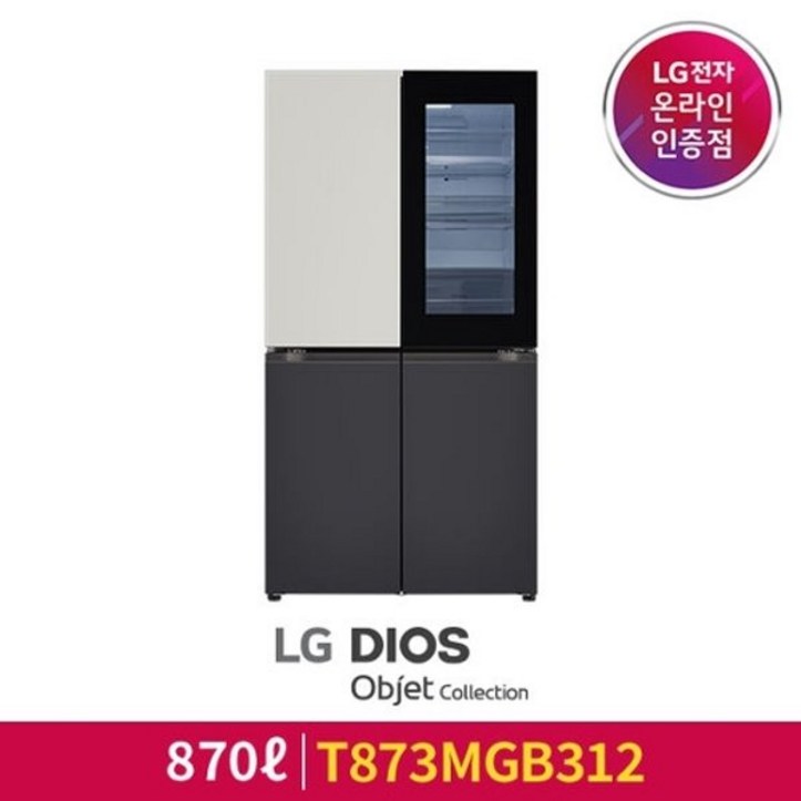 LG전자 LG 오브제 컬렉션 DIOS 냉장고 T873MGB312, 없음, 단품없음 6745600150