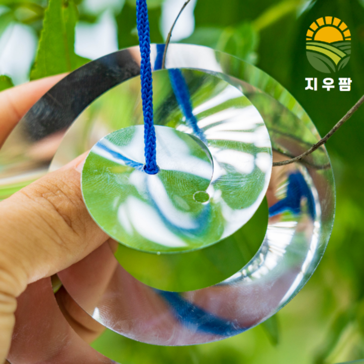 과수 새쫓는기구 제로링반사형 조류퇴치  1 set 10매입
