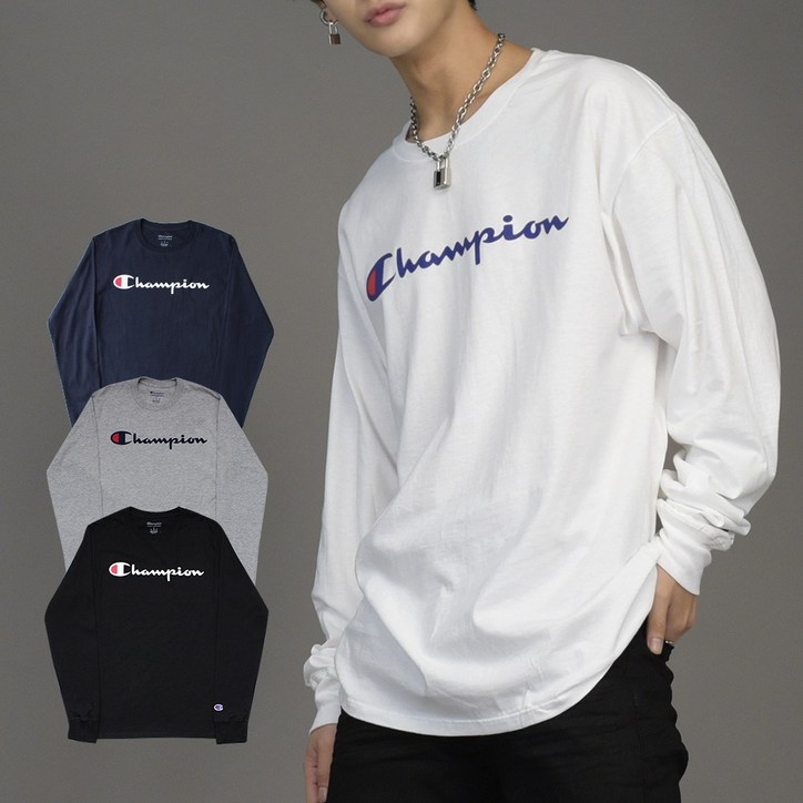 챔피온 빅로고 맨투맨 긴팔티셔츠 티셔츠긴소매