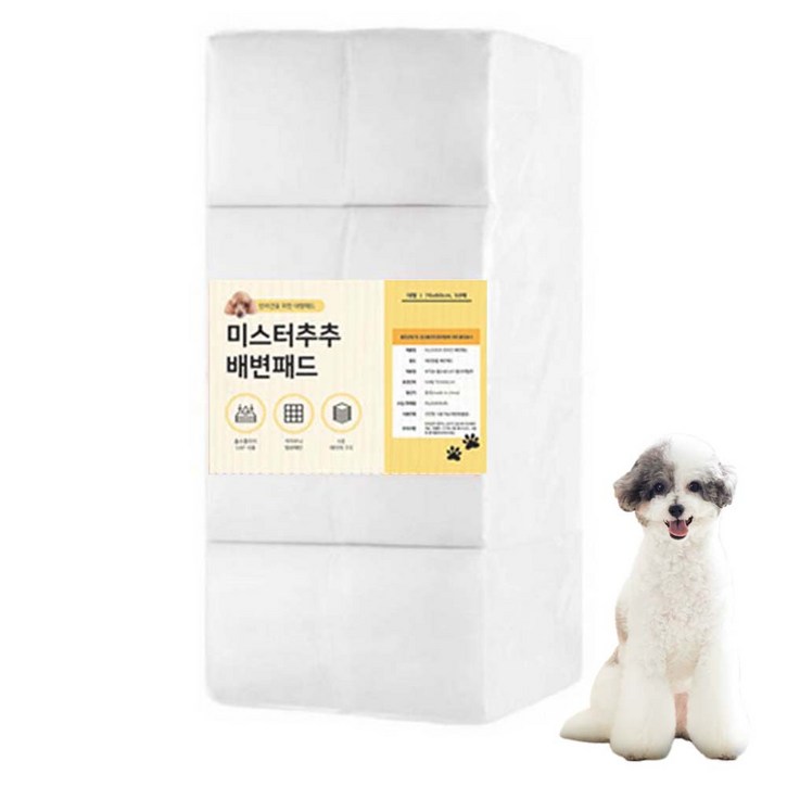 미스터추추 강아지 배변패드 45g, 50개입, 4개